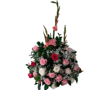 Ramo floral con flores preservadas
